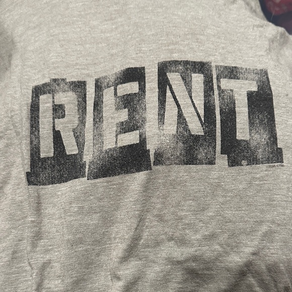 RENT Other - Gray Graphic Broadway RENT Long sleeve Tee Shirt Large